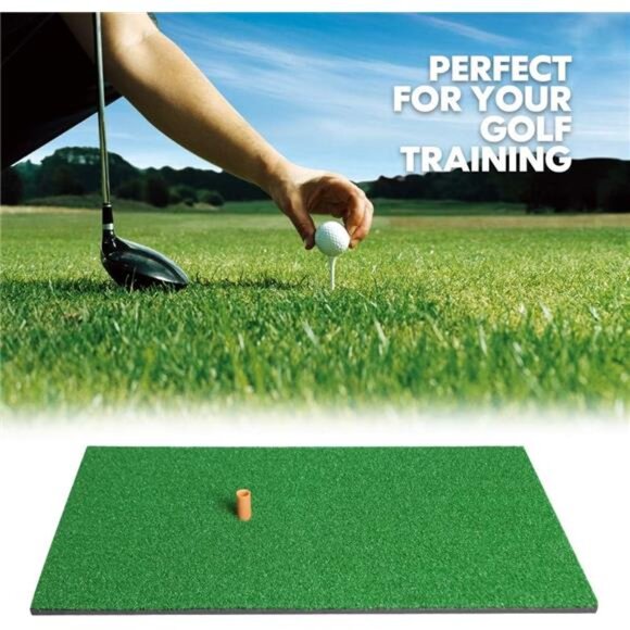 TRUEDAYS Golf Mat - Artificial Turf Golf Mat with Non-Slip Foam - 12“ x 24“ - Picture 6 of 7